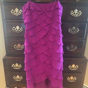 Tadashi Purple Ruffle Dress